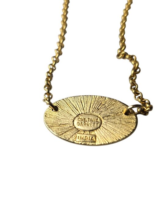 Cynthia Garrett Women's Gold Plated Believe Necklace 16" - Picture 3 of 5